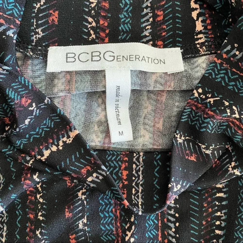 BCBGeneration Turtleneck Skater Dress Size M - Picture 5 of 6